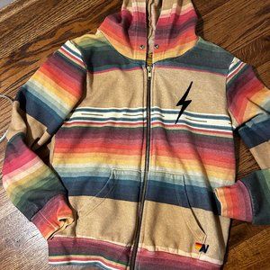 Aviator Nation kids serape hoodie size 12